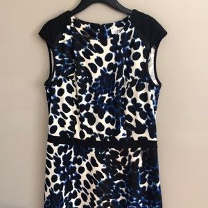 Calvin Klein dress leopard print size 4